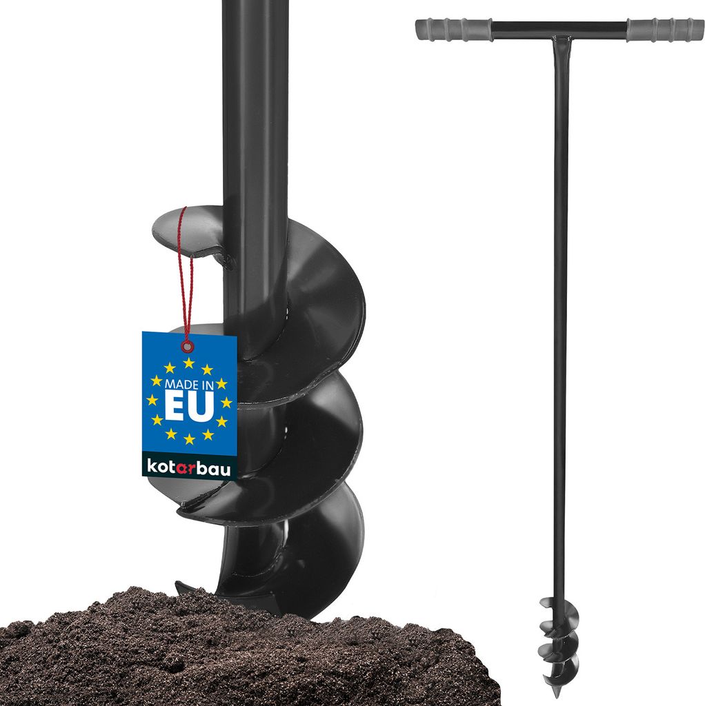 KOTARBAU® Handerdbohrer ⌀ 80mm Erdbohrer 115cm Produktbild 