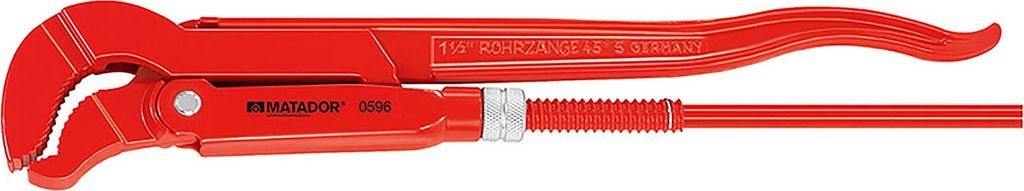 Eckrohrzange, S-Maul, ISO 5234 C, 0-60 mm (1.1/2"