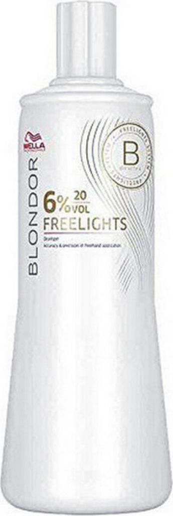 Kapillaroxidationsmittel Wella Blondor Freelights 6% 20 vol