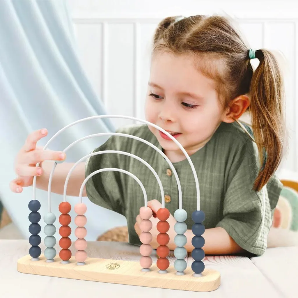 Apprendre à Compter avec l'Abacus Arc-en-ciel : Méthode Ludique Bois - 3