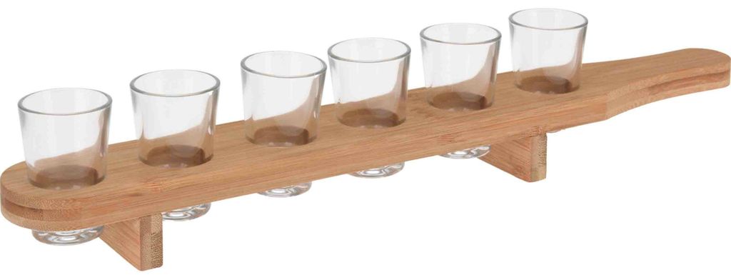 Excellent House Schnapsglashalter - Bambus - 45 cm Produktbild 