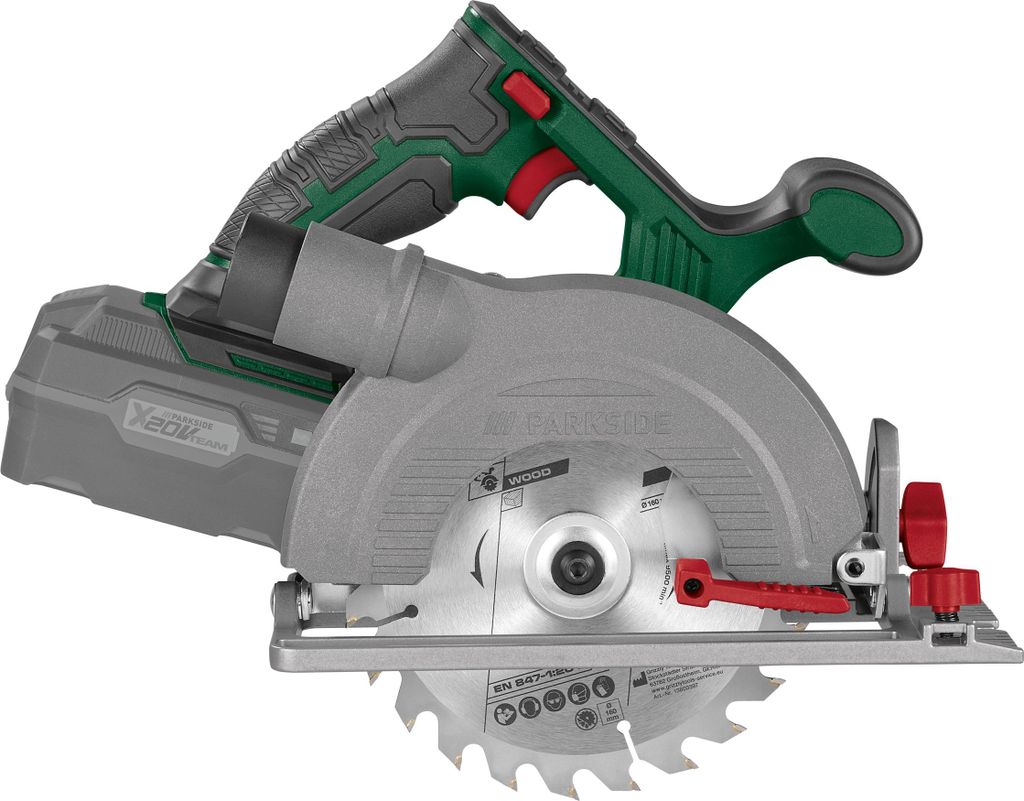 PARKSIDE® 20 V / Akku-Handkreissäge »PHKSA 20-Li C4«, ohne Produktbild 