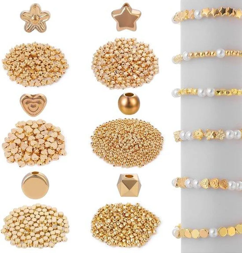 Perles plates dorées : finissez vos bijoux DIY avec élégance et style