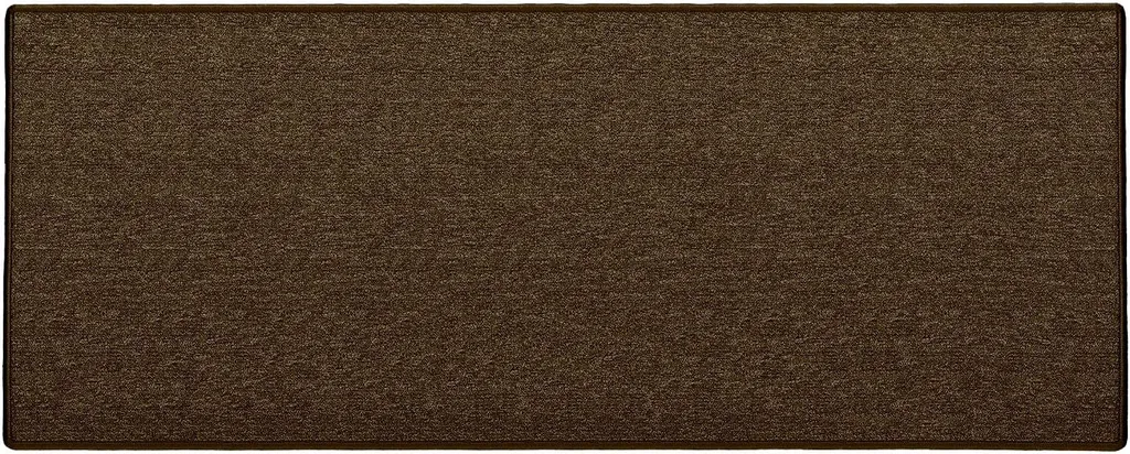 Tapis London facile à vivre 200x290 - Velours bouclé brun inusable
