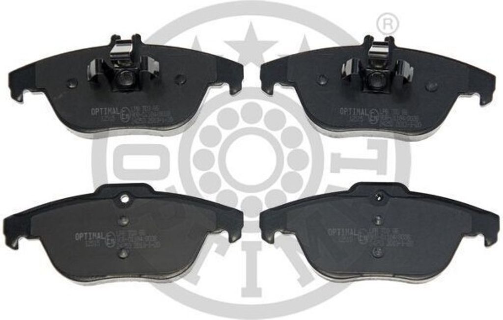 OPTIMAL Bremsbeläge Satz Hinten Bremsklötze passend für MERCEDES-BENZ C-Klasse Limousine (W204) BP-12515