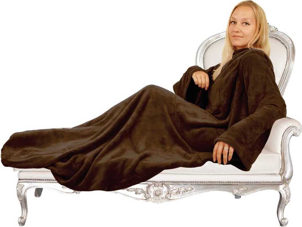 Bestlivings coperta accogliente con maniche 130 x 180 cm e Immagine del prodotto 