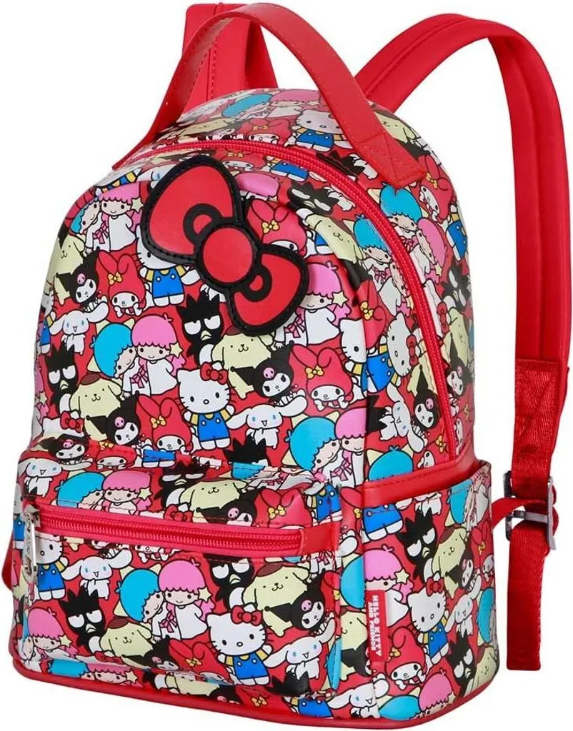 Petit Sac à Dos Maternelle Hello Kitty Friends 25cm - Bagagerie Enfant