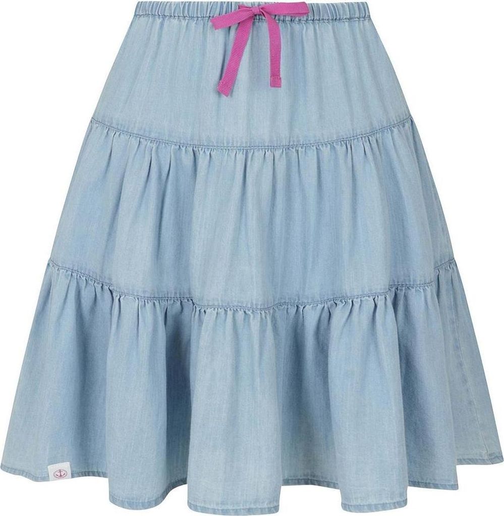 Lazy Jacks - Rock für Mädchen, mit Kordelzug LJ394 (116) (Denim)