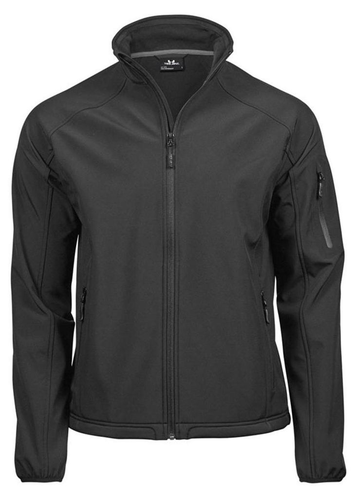 Tee Jays Herren Softshell Jacke Performance FK921 (S) (Schwarz)