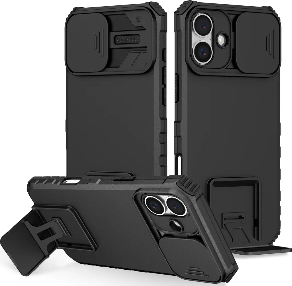 Offerta Custodia iPhone 16: Grado Militare, Stand e Camera Guard