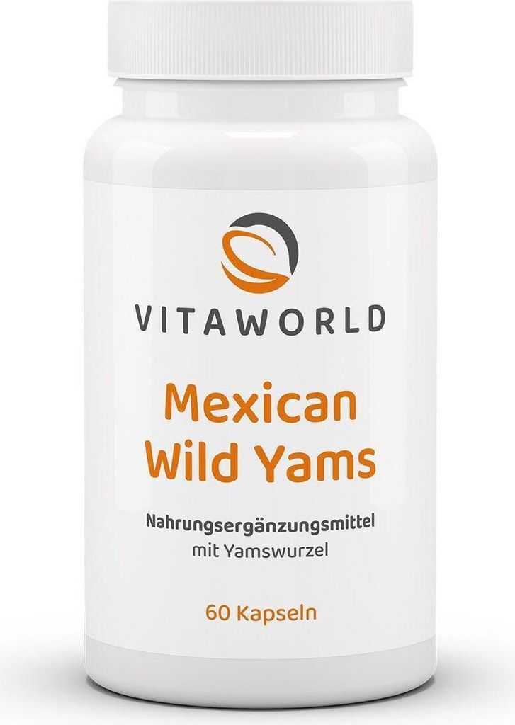 Vitaworld Mexican Wild Yams 500 mg | 60 Kapseln | 500 mg Produktbild 