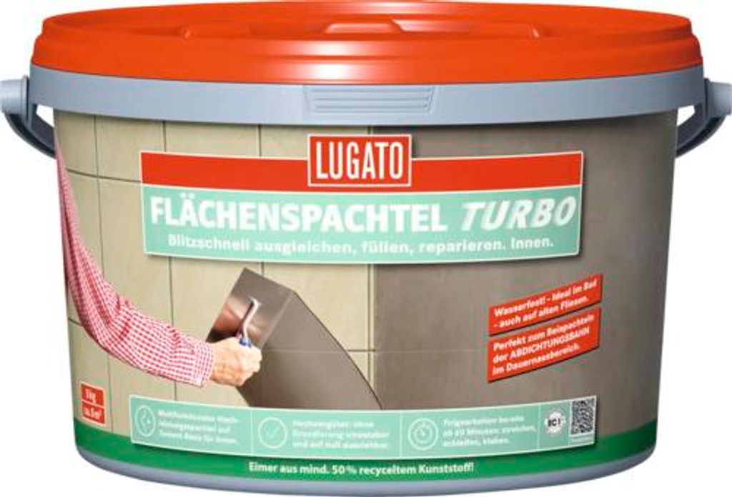 Lugato Flächenspachtel Turbo 5 kg Produktbild 