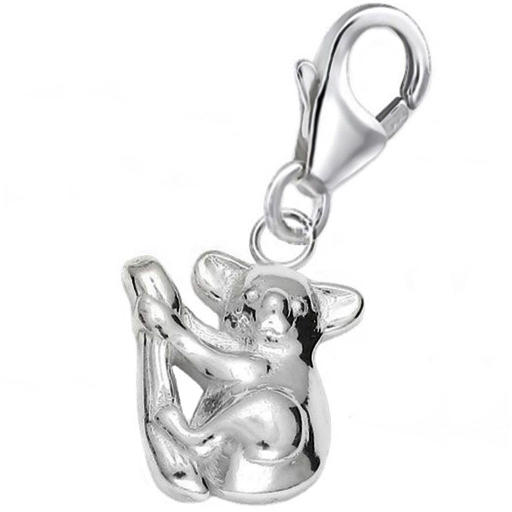 Süße Koala Charm Anhänger Kuscheliger Charme Echtschmuck