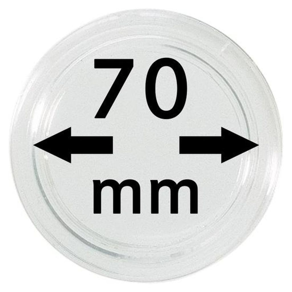 Lindner S22707000 Münzkapsel Innendurchmesser 70 mm, 1 Produktbild 