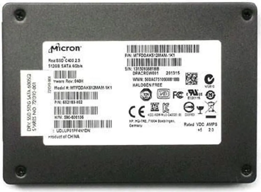 Réparer Serveur Lent avec SSD HP 721393-001 512 Go SATA 6 Gbit/s Fiable