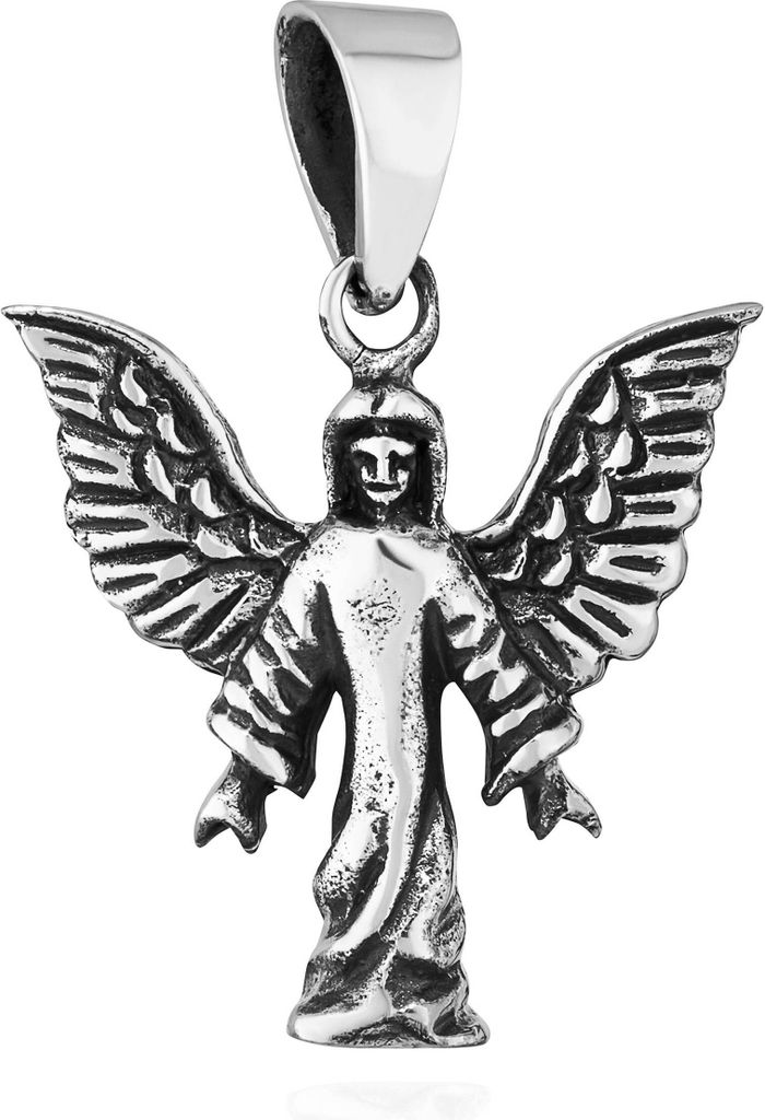 Original 925 Sterling Silber Ketten Anhänger Engel 7357