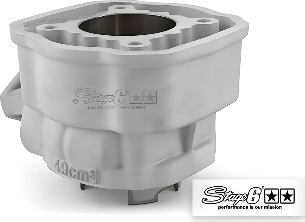 Cylindre Stage6 Bigracing 88cc pour run et compétition Derbi d50 - 5