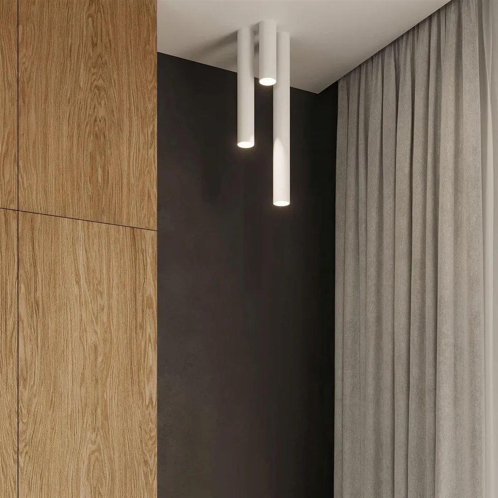 Lampada a soffitto LAGOS 40 bianco 1xGU10 10W acciaio 40x6x6cm Sollux Lighting - 11