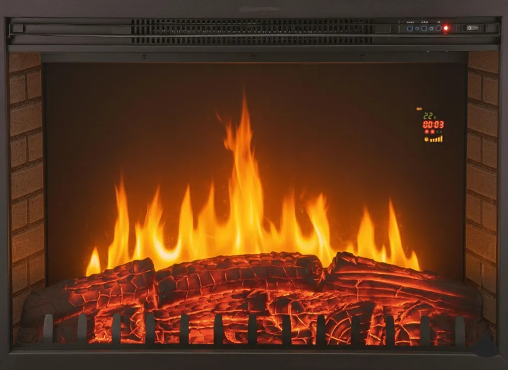Chemin'arte Oxford XL 76 cm Insert électrique encastrable Flammes LED