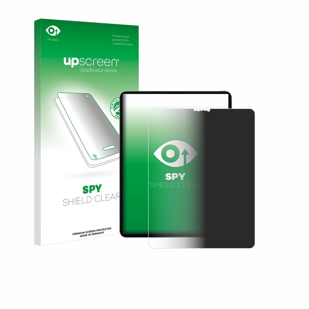 Für Apple iPad Pro 12.9" WiFi 2021 (5. Gen.) Sichtschutzfolie Schutzfolie upscreen Anti-Spy Privacy Sichtschutz Blickschutz Display Schutz Folie B...