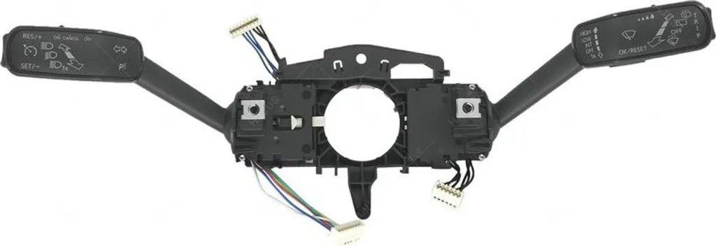 Levier de commande 5Q0953513T avec fonction GRA pour VW Golf VII Noir
