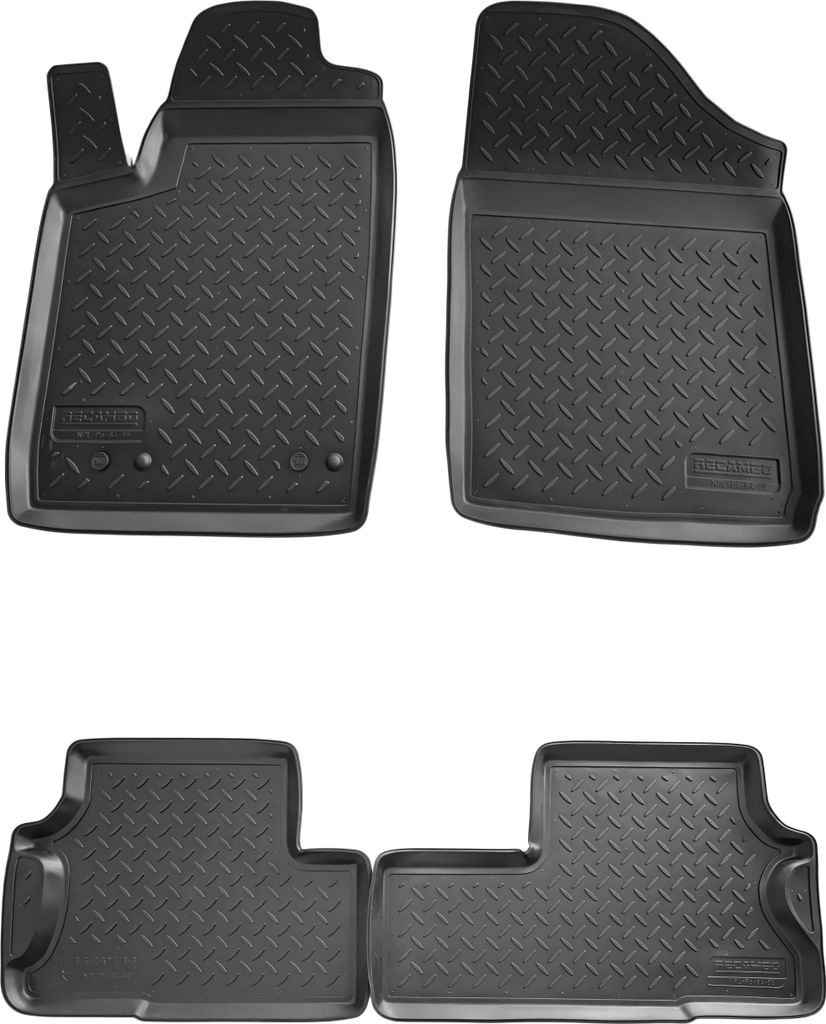 3D Gummi Fussmatten passend für Citroen Berlingo | BJ 1996-2009 | passgenau mit Rand