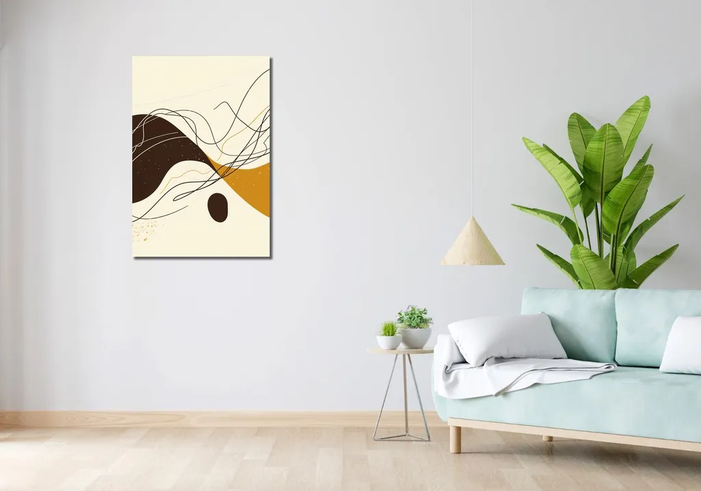 Quadro 60x90 cm Sinfonia di linee e forme - 2