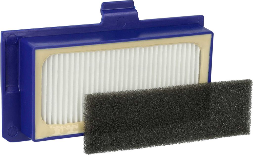 vhbw Filter-Set kompatibel mit Rowenta Essential, RR7145, RR7126, RR7157, RR7145WH Saugroboter - 2x Ersatz-Filter (HEPA-Filter, Schaumstoff-Filter)