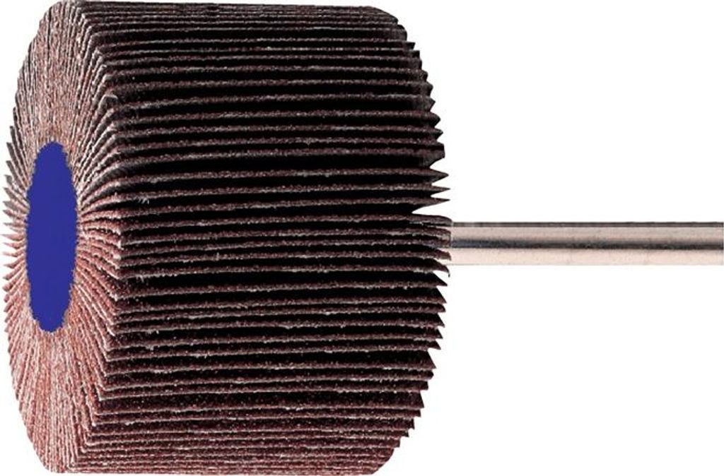 Fächerschleifer Ø50xH20mm K.120 Korund Schaft-D.6mm PROMAT