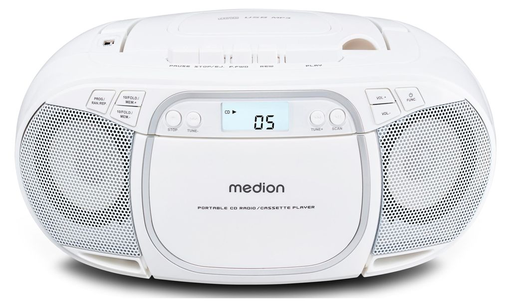 MEDION E66476 Stereo Sound System (Boombox, CD-Player, MP3, Produktbild 