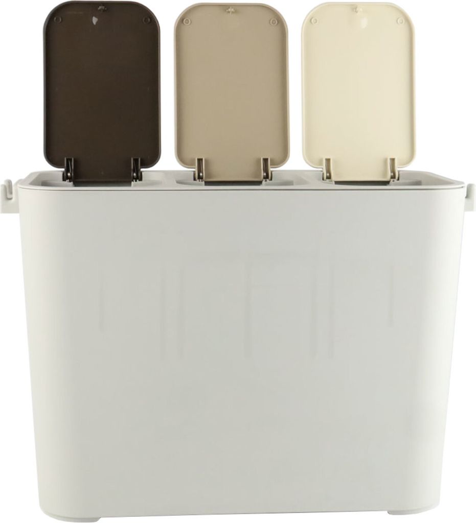 Abfalleimer 27L 3 Fächer (3 x 9L) Mülltrennsystem Produktbild 6