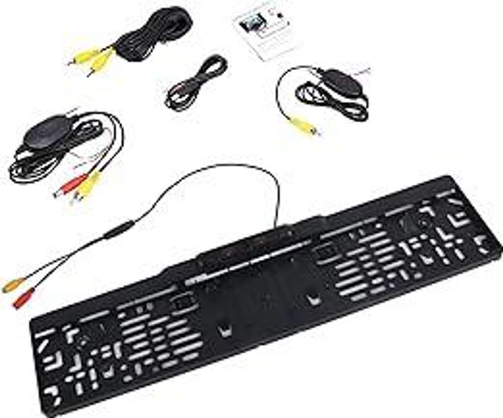 Drahtlose Rückfahr Kamera KIMISS 170-Grad-IR-Rückfahrkamera Drahtlos Kennzeichen Parkschild Unterstützung Kamera Dash Cam Wireless