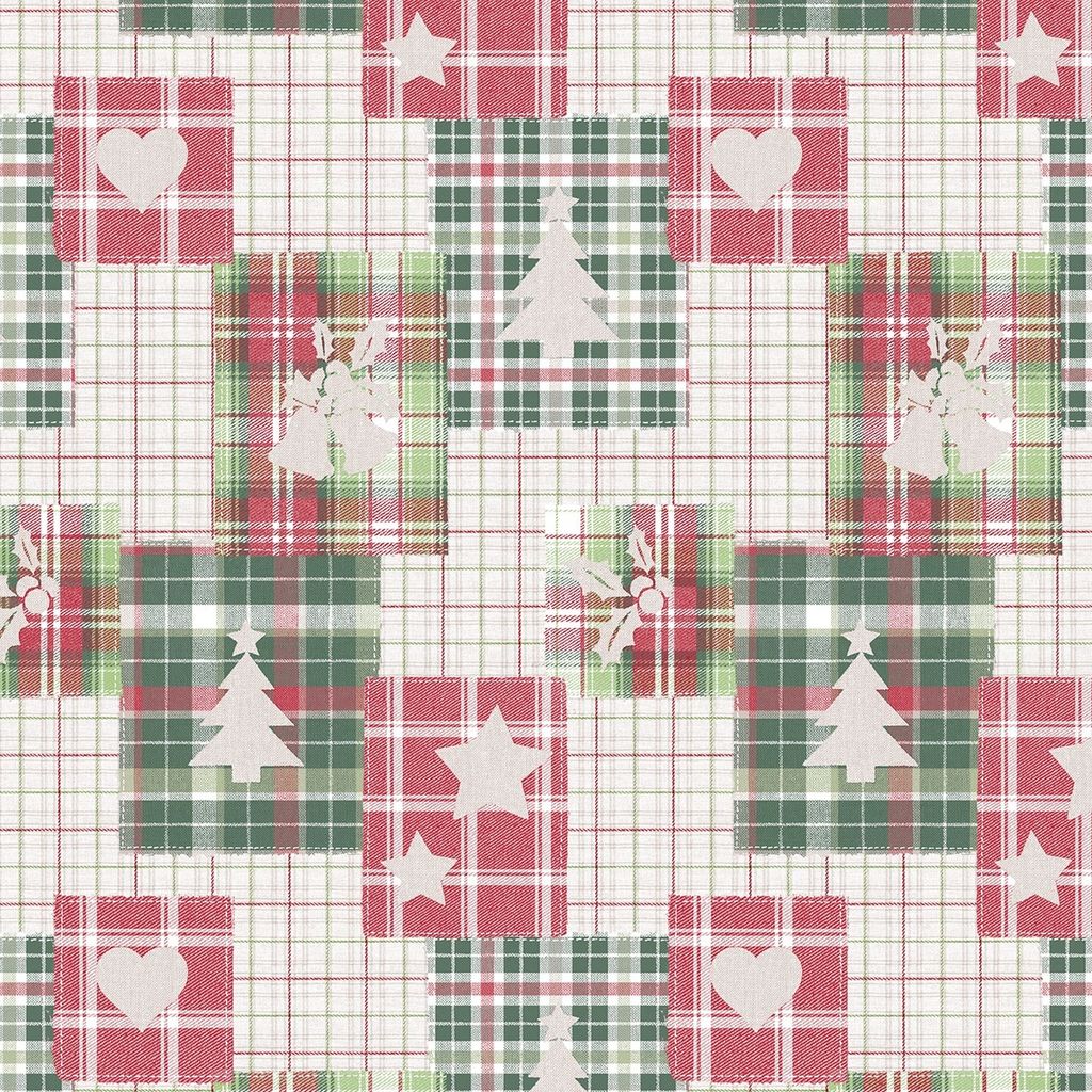 Sovie HOME Weihnachtstischdecke Angelina aus Linclass Airlaid 80 x 80 cm, 1 Stück