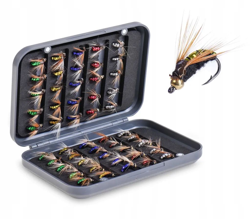 Kit mouches truite et saumon pour réussir vos sessions 51 pcs