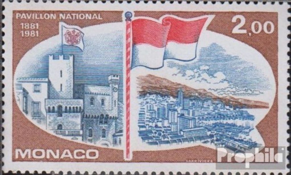 Briefmarken Monaco 1981 Mi 1477 (kompl.Ausg.) postfrisch Produktbild 