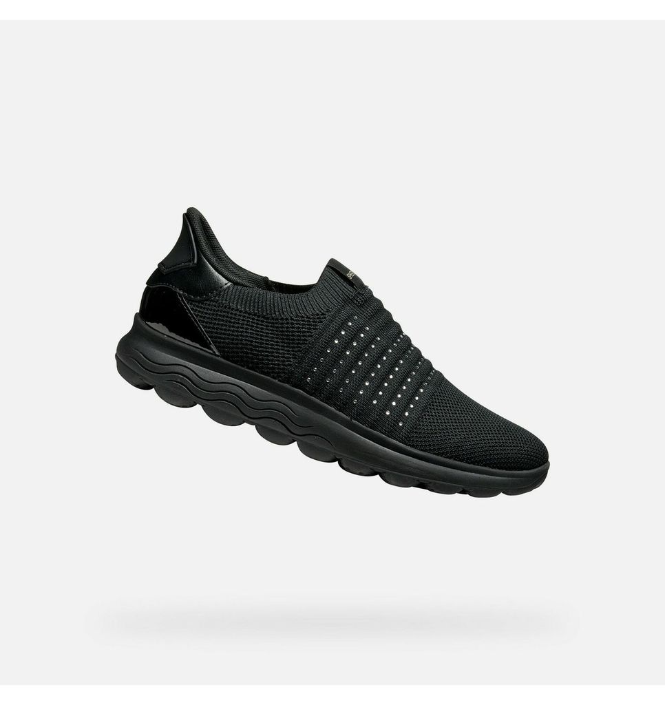 Geox Schwarze Damen-Sneaker Spherica Plus 42 Produktbild 
