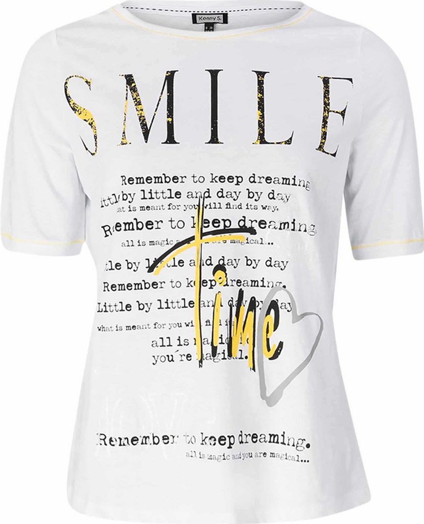 Kenny S. GmbH 1/2 A. SH. "SMILE" WEISS 40