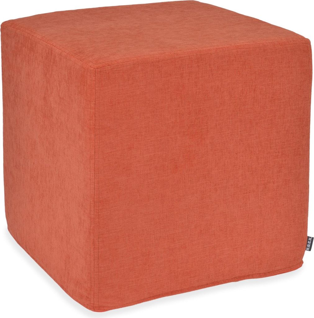 H.O.C.K. Lucky Hocker Cube eckig 45x45x45cm orange col. 007