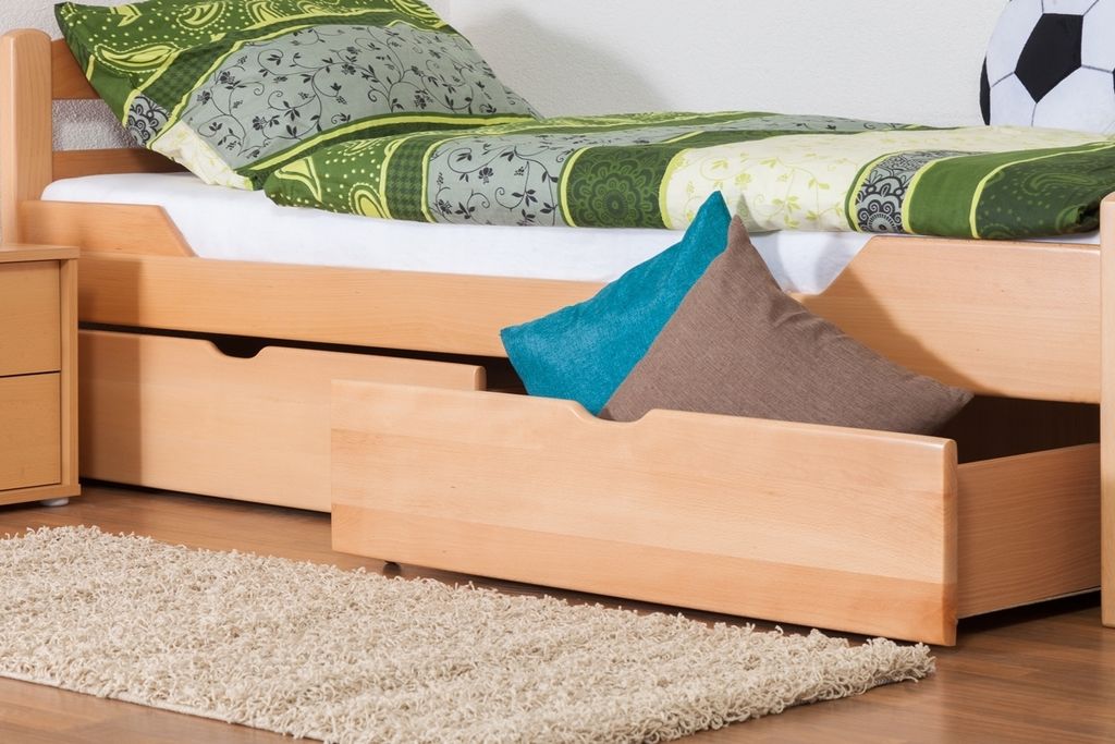 Bett mit Bettkasten 90x200