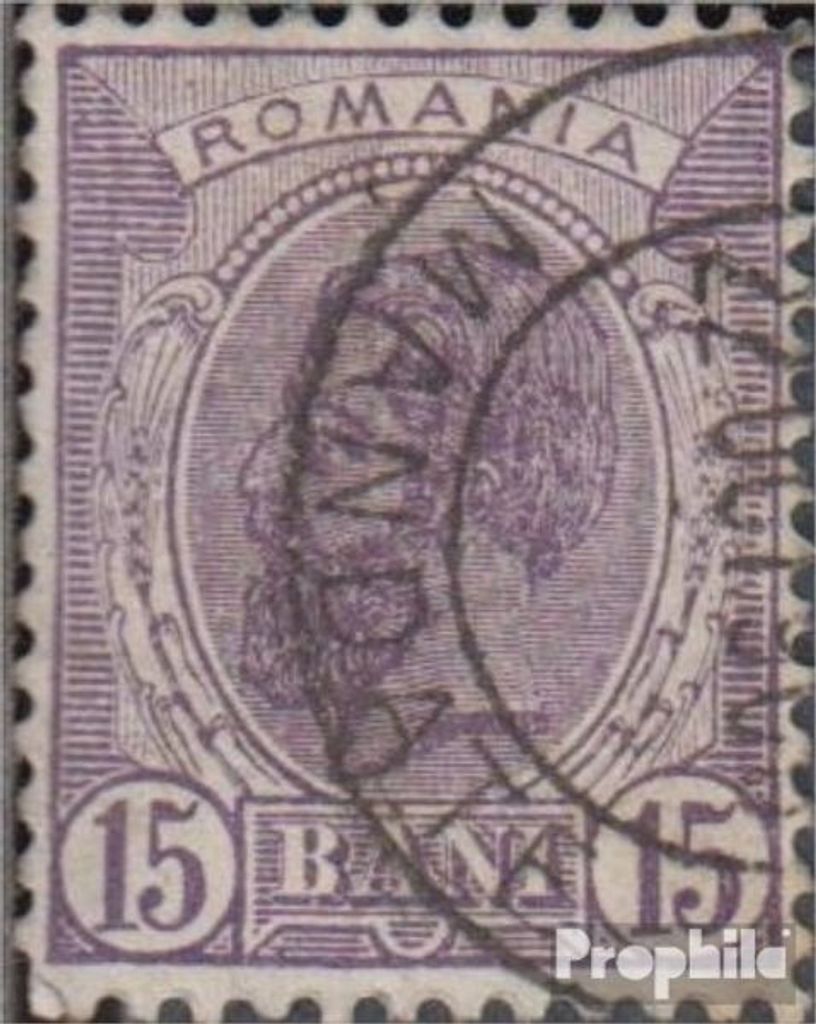 Briefmarken Rumänien 1900 Mi 137 gestempelt Freimarken König Karl I.
