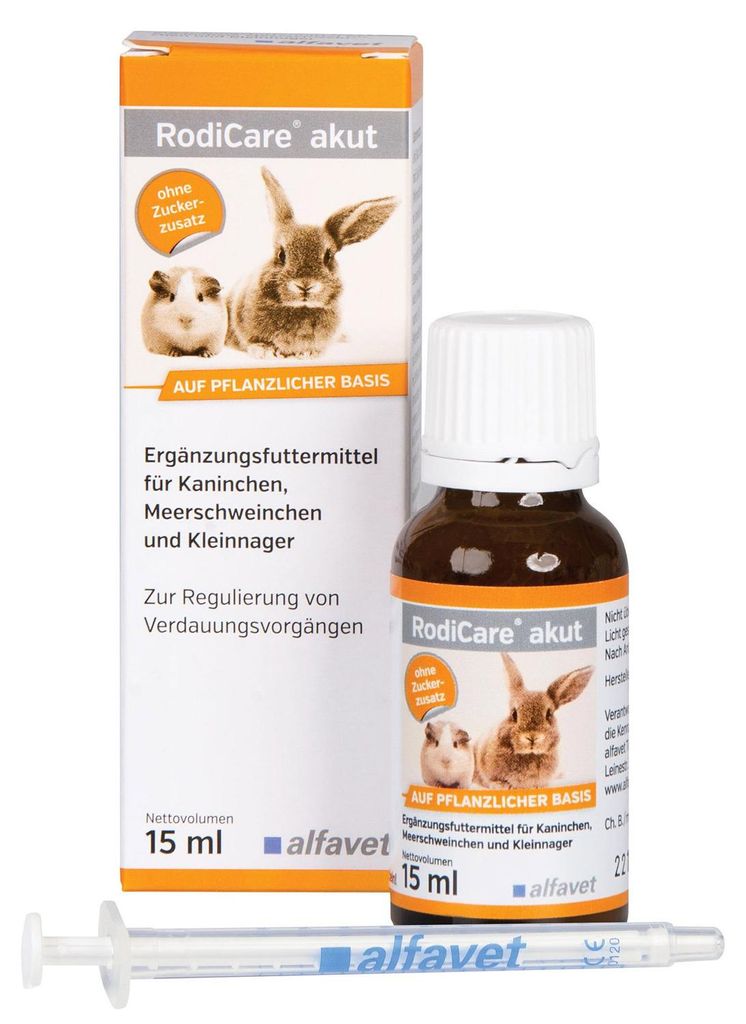 Alfavet RodiCare akut 15 ml | Verdauung bei Nagern mit Produktbild 