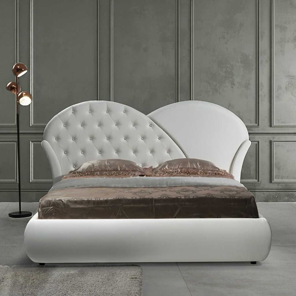 Letto con contenitore Marubi colore bianco Immagine del prodotto 