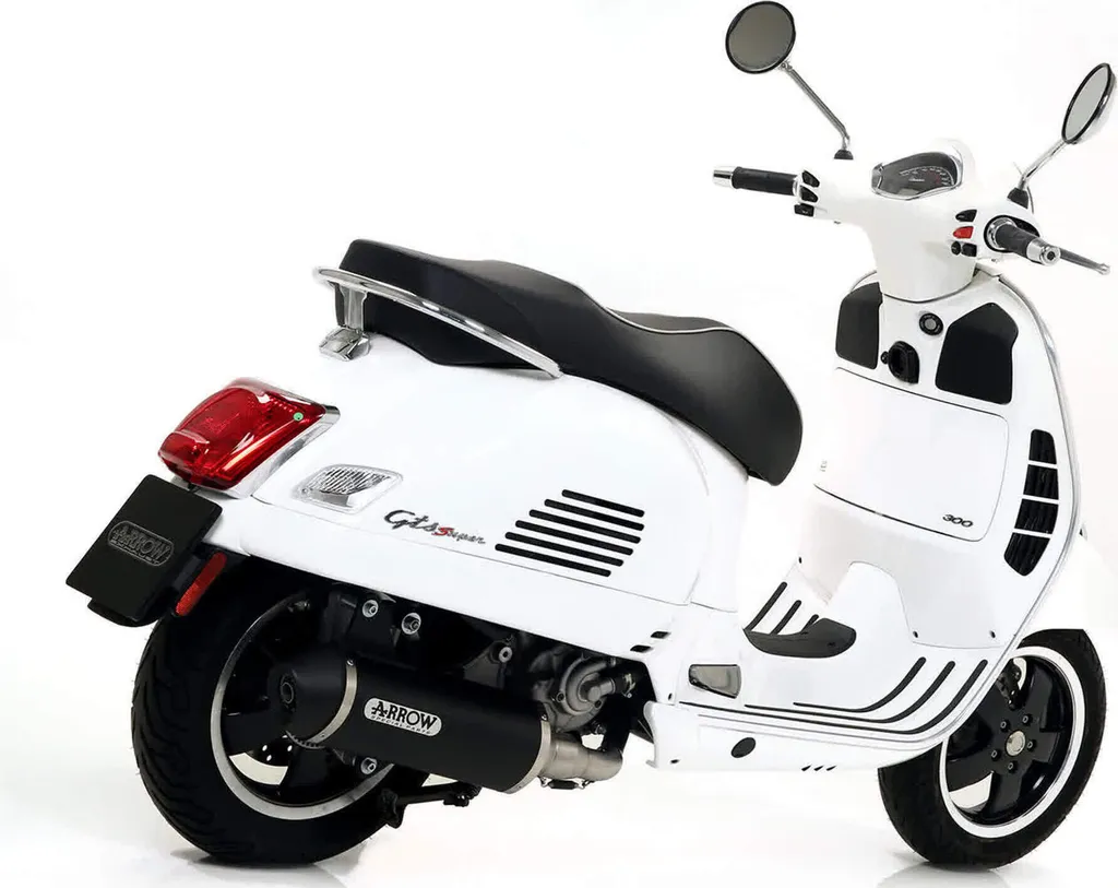 Fiche Arrow Inox pour échappement Urban Piaggio haute performance - 7