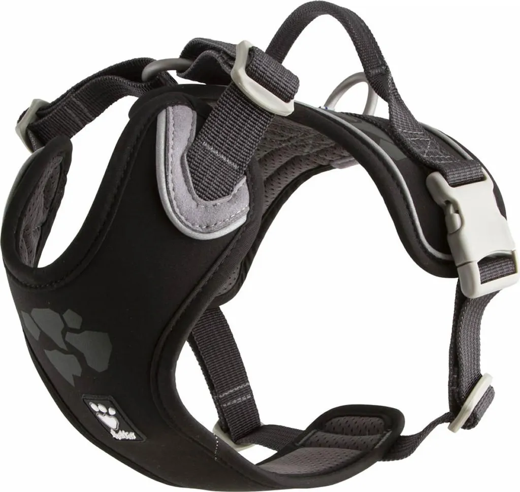 Hurtta Weekend Warrior Harnais Noir 60-80cm - Équipement Chien Robuste