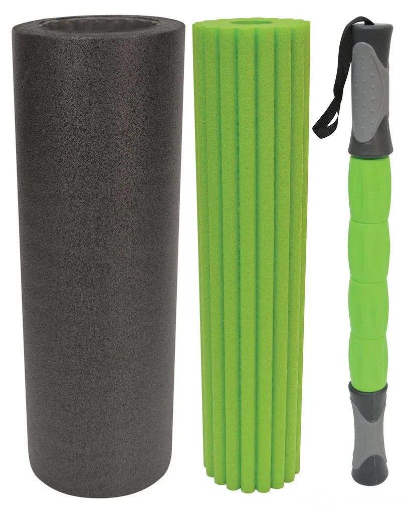 Rouleau de Massage 3 en 1 SK Fit Lyne avec Surface Texturée Antiglisse