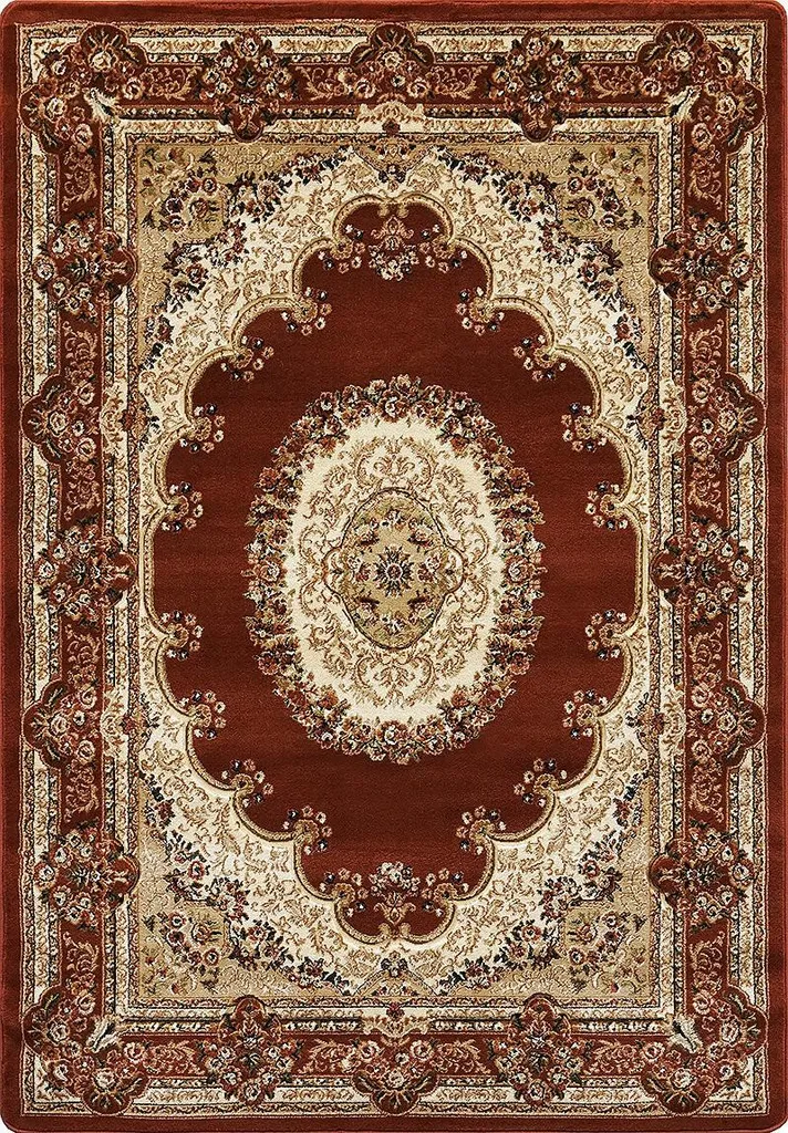 Tapis oriental 80x150 ARTESIA 8 marron - Tapis de salon rectangulaire