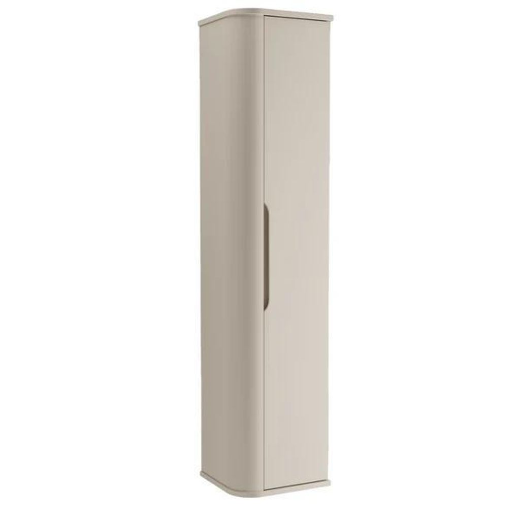 WENA Vysoká kúpeľňová skrinka, výška 160 cm, hladké čelá, Obrázok produktu 