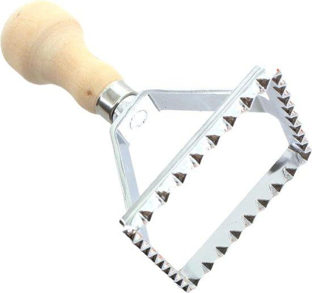 Famanu Ravioli Maker - Vielseitige Teigform mit Holzgriff - Produktbild 