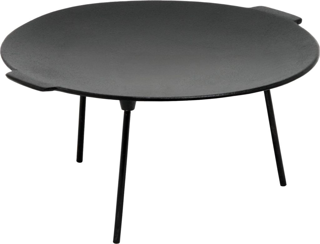Żeliwna płyta grillowa BBQ-Toro Ø 45 cm z 3 nóżkami | Zdjęcie produktu 