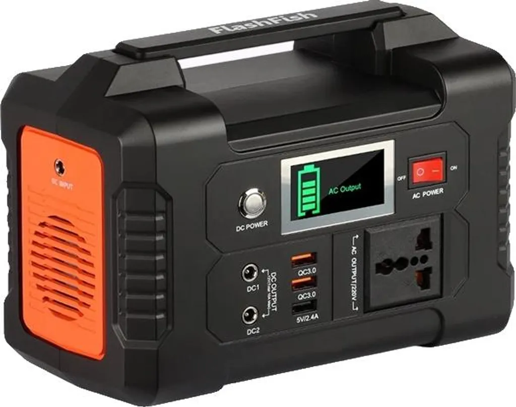 Générateur électrique solaire portable Flashfish E200 pour le camping